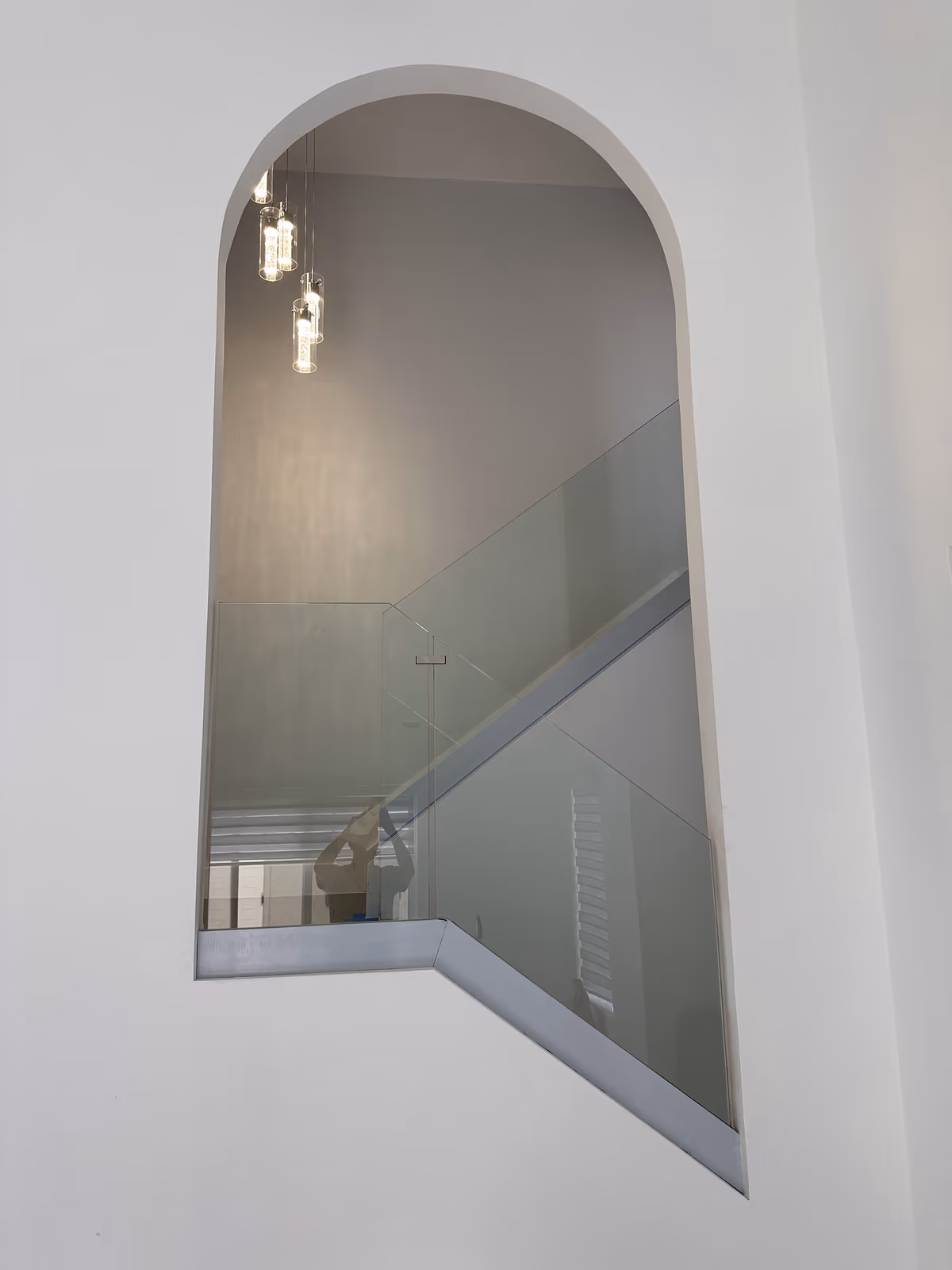 Glass railing or stair glass installation — portfolio photo 1